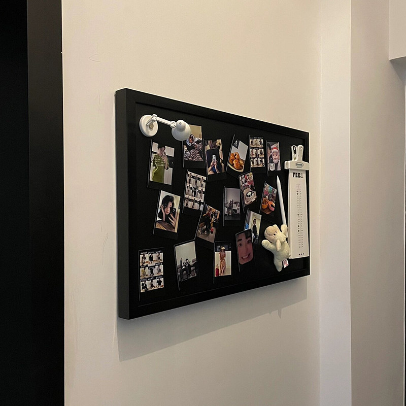 电表箱遮挡装饰磁吸黑板收纳板吸磁铁照片墙贴磁性冰箱贴入户展示