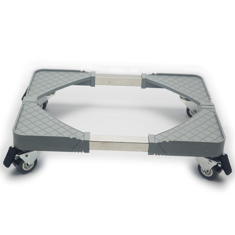 可调尺寸组合立式空调底座可移动小洗衣机冰箱托T架消毒碗柜垫高