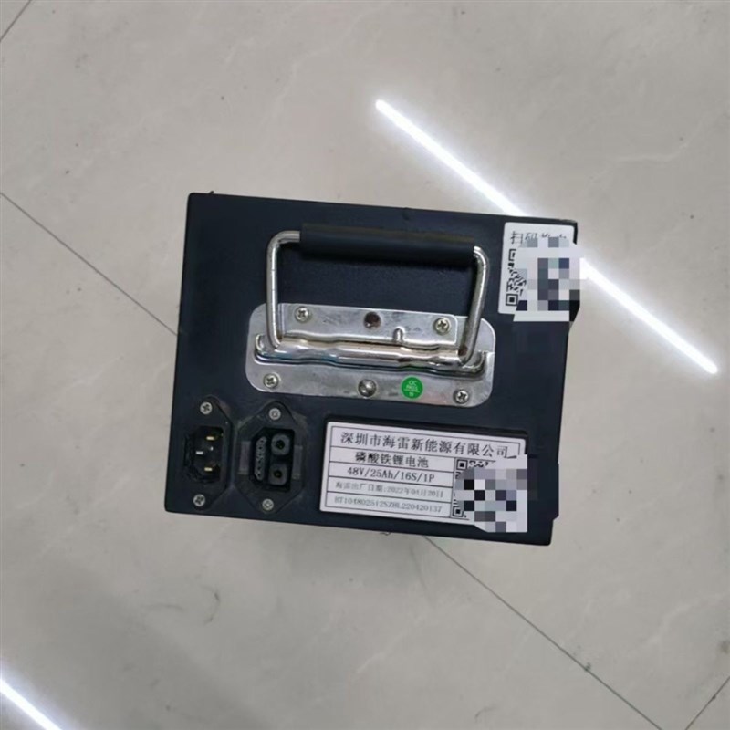 二手48伏d25安60v20a磷酸铁锂电池足容二三轮电动摩托车