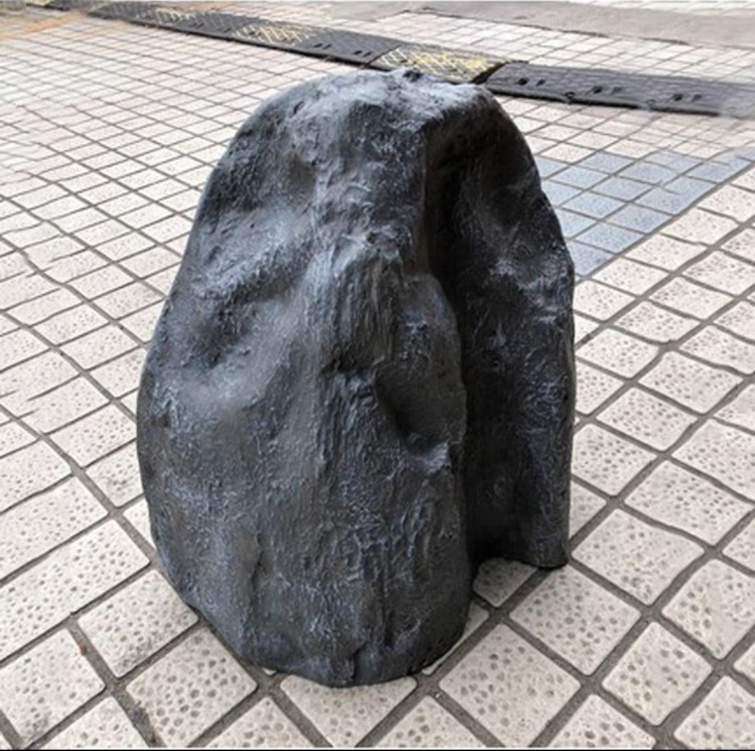 仿真石头空心立式井盖石头假山电箱灯箱装饰摆件橱窗展厅店铺道具