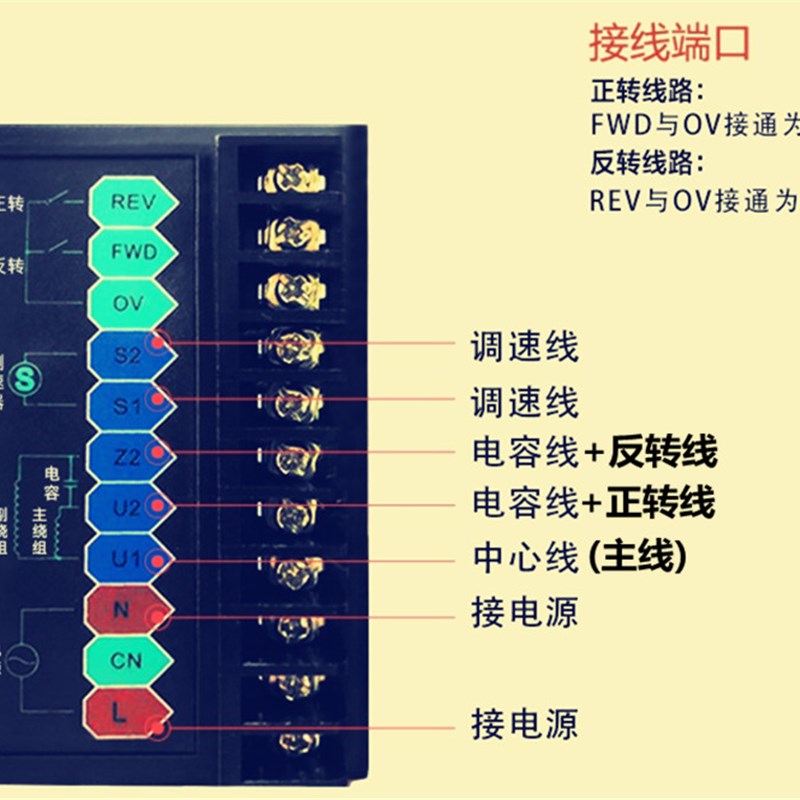 智能数显调速器MCU软启动电机调速器开关马达控制器 6W-120W-250W