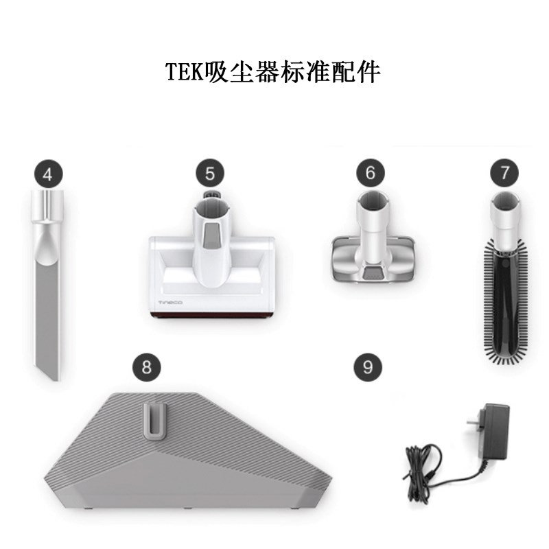 TEK吸尘器配件除螨刷头壁纸刷头家电除尘刷头床褥清洁汽车清理A10