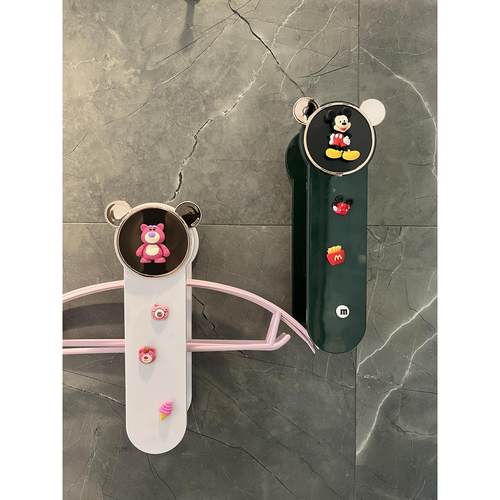 衣架收纳神器可伸缩挂衣收纳架免打孔多功能衣架整理器壁挂式墙上