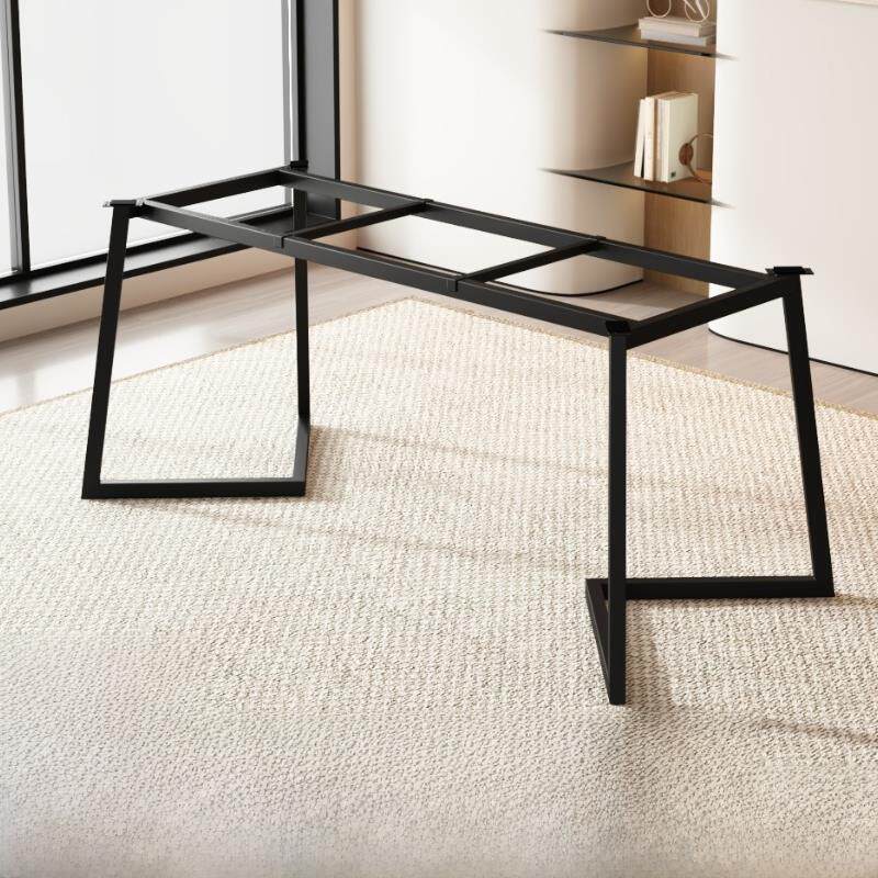 休闲石板餐桌腿桌架金属支撑大理石底座茶桌腿支架定制可达豪华