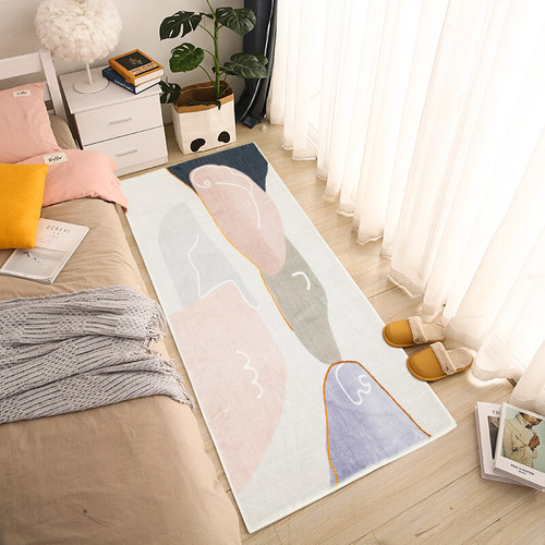 床边地毯地垫房间卧室床前床尾客厅沙发茶几毯书房轻奢ins风垫子