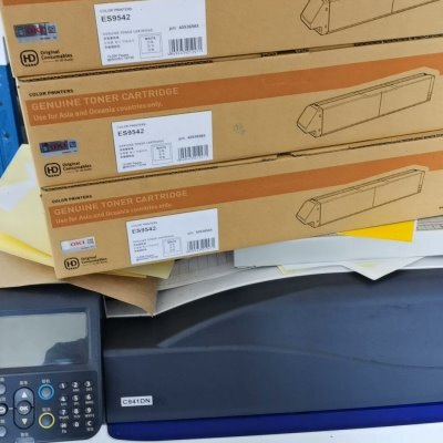 Oki es9542 941 全新原厂原装大容量白墨 白色碳粉 透明色碳粉
