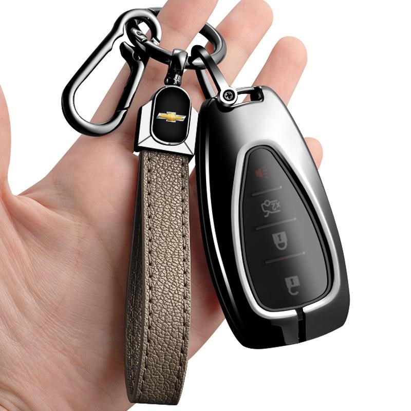 适用雪佛兰钥匙包科鲁兹钥u匙套创酷探界者迈锐宝xl钥匙金属壳挂