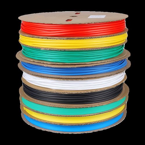 热缩管绝缘套管电工电线电缆保护套数据线修复收缩管软管黑色整卷