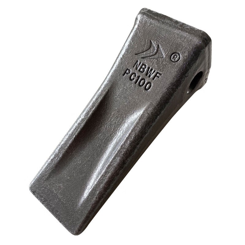 适配小松PC100挖掘机斗齿山河智能70雷沃75柳工9075销子牙齿根土