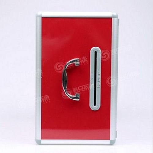 小号带锁红色投票箱 大号亚克力选举箱集票箱透明空白箱 落地式选