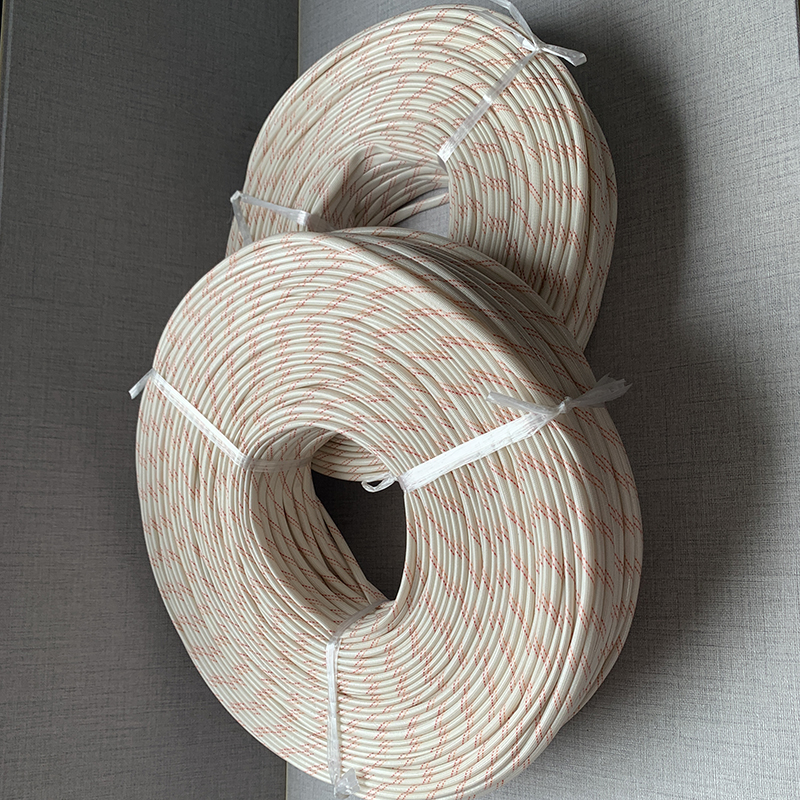 加厚整卷连续黄腊管绝缘套管电线阻燃玻璃纤维管耐高温电机护套管