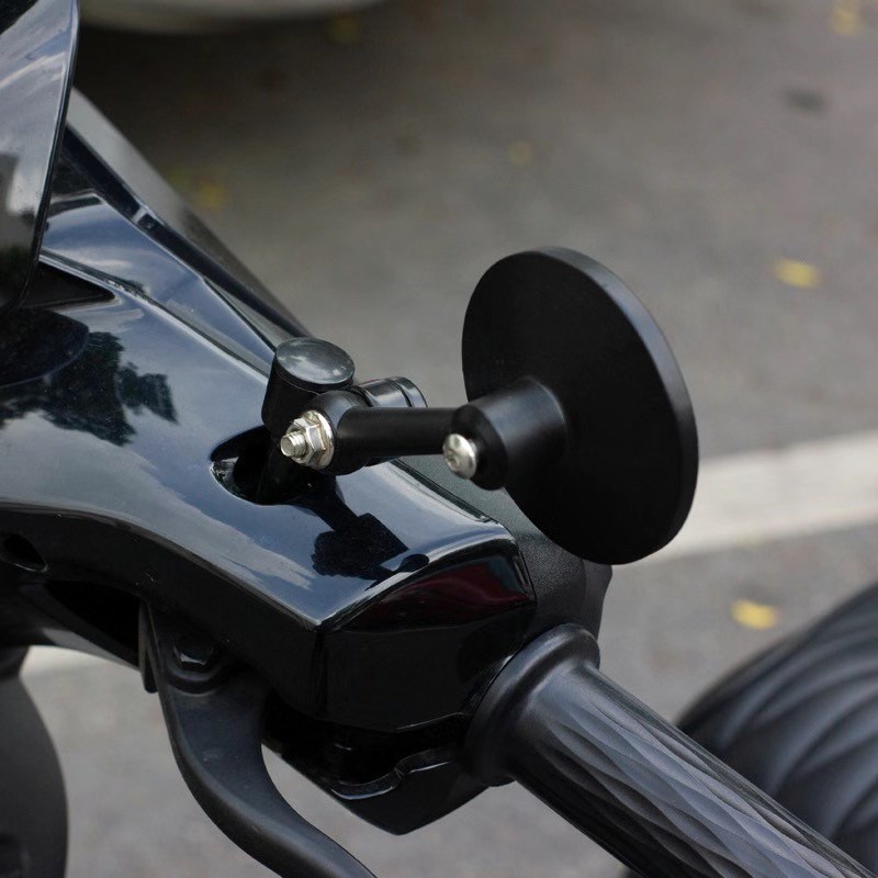 小牛九号电动车凸面镜反光镜改装通用小圆镜摩托车鸡腿后视镜