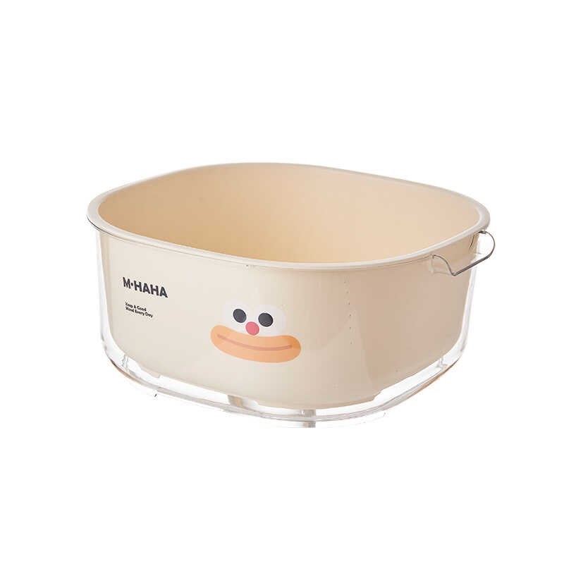 加厚双层洗菜盆沥水篮食品级厨房家用滤水菜篓淘洗蔬菜篮子洗水果