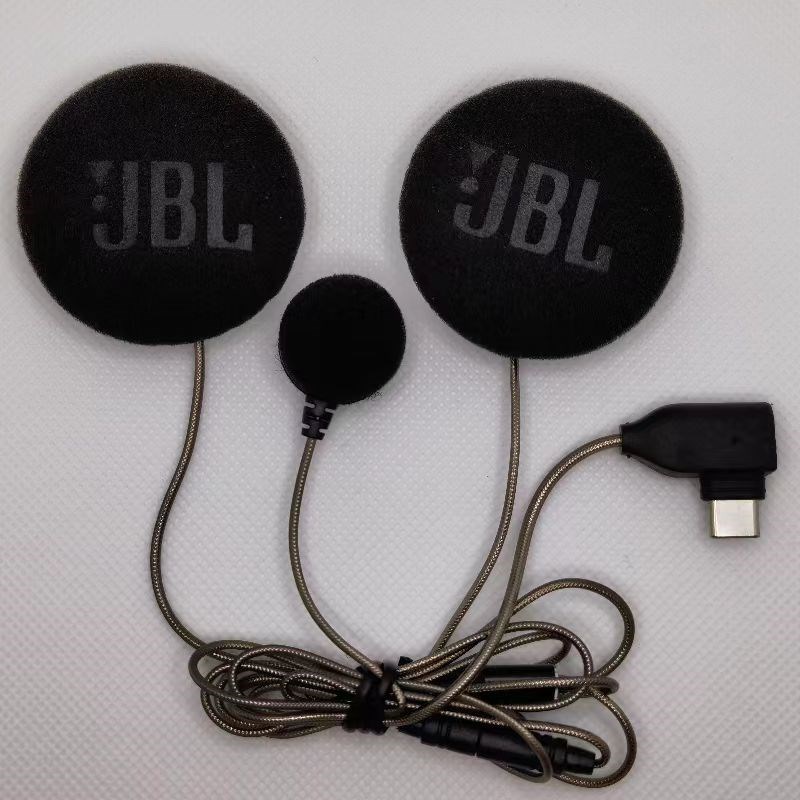 外星蜗牛ET001定制发烧升级黑金单元高音质摩托车X头盔耳机喇叭