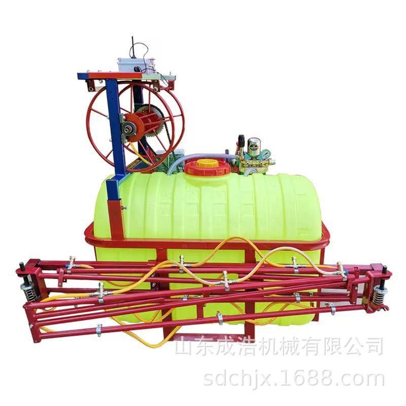 拖拉机悬挂d式卷管支架打药机 折叠喷杆农药喷洒机 农田杀虫弥雾