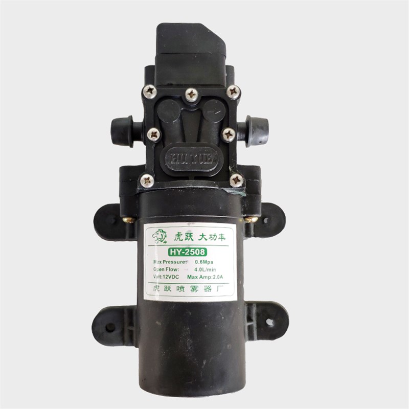 手提电动喷雾器12V高压水泵双泵电机大功率车载洗车器抽变频水泵