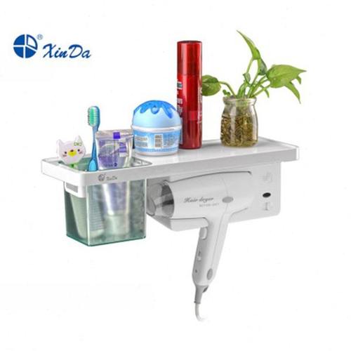 信达壁挂电吹风机多功能一体置物架浴室干发器20C1可免打孔1200W