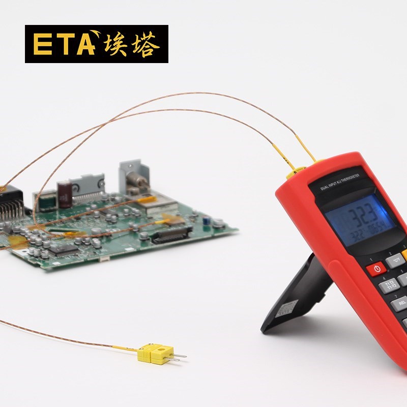 K型测温线波峰焊温度探头耐高温480度炉温测试传感器玻纤热电偶线