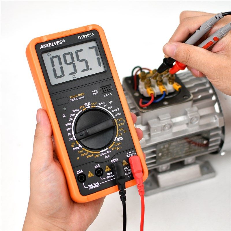 DT9205A数字万用表智能防烧高精度多功能家用电工专用数显万能表