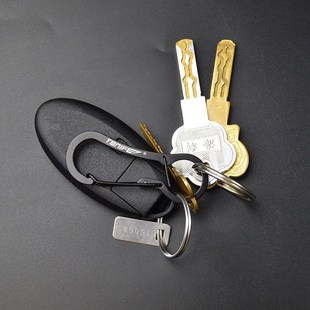 途耐MT2803不锈钢钥匙扣户外露营装 备快挂扣背包水壶扣多功能工具