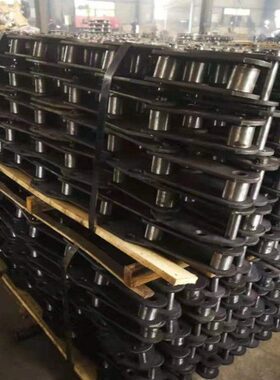 NE50链条 铸造砂提升机专用板链 斗提机挖斗双板链 节距152.4mm