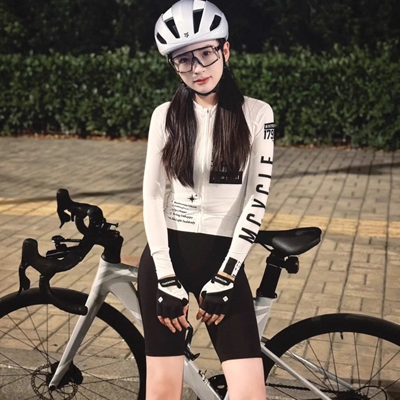 骑行服女款新款春夏季防风小个子E公路自行车短袖长袖上衣男款