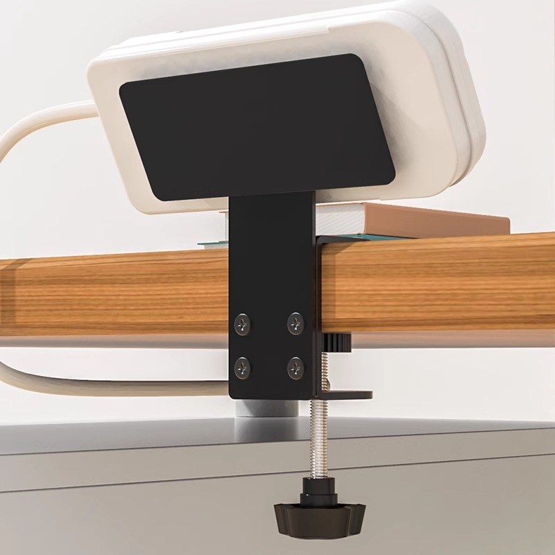 插排固定器桌下免打孔插座插线板家用电线收纳神器电脑桌边置物架