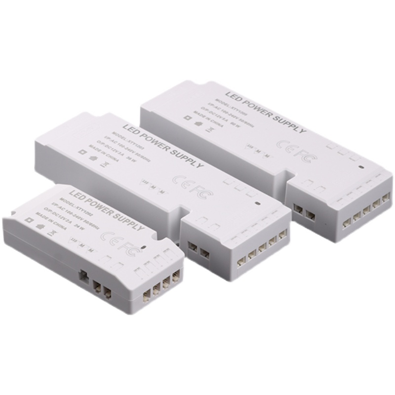 LED橱柜灯专用电源24V杜邦接口感应超薄开关变压器12V衣柜酒柜灯