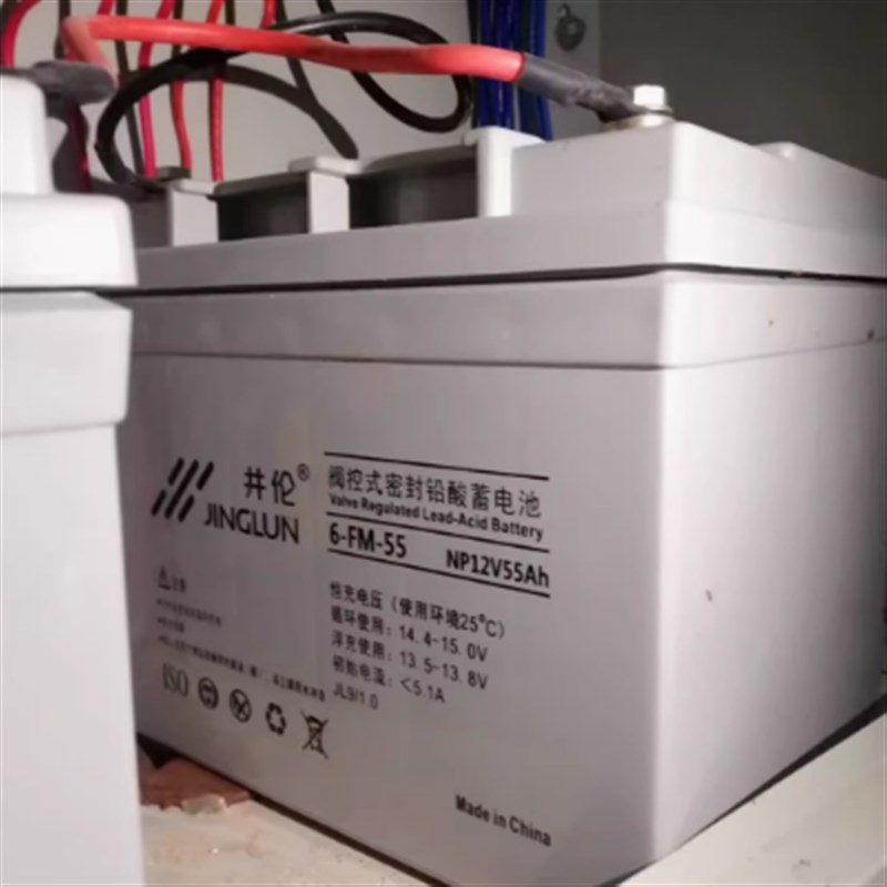 JI井伦蓄电池6FM-18 12V183A消防EPS应急照明36V集源