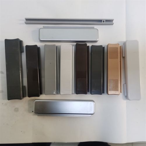 磁控百叶窗把手升降开关铝合金内置单玻璃中空百叶控制磁控手柄