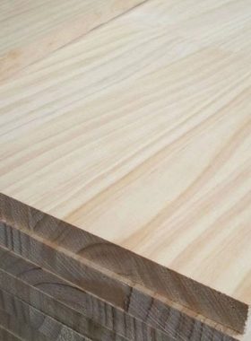 实木新西兰松木定做松木板生态板隔板书架衣柜支撑板增高架定做