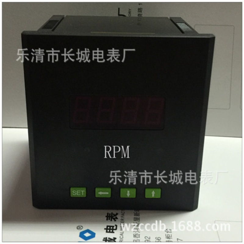 黑壳 长城电表厂 SX6 1500RPM 10V 数显转速表表