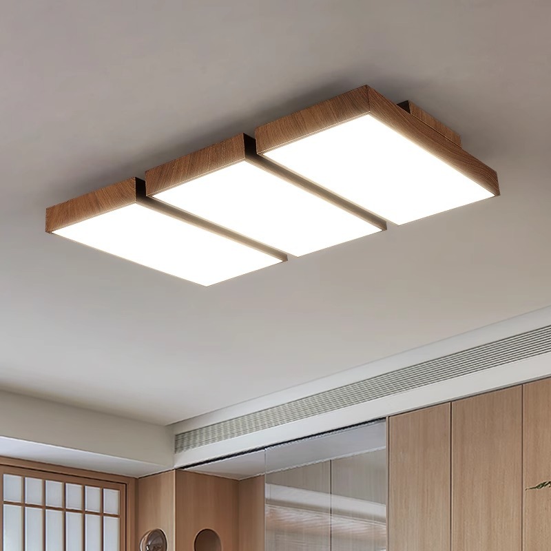 客厅灯家用吸顶灯北欧现代简约卧室灯平板灯新款大气中山主卧灯具