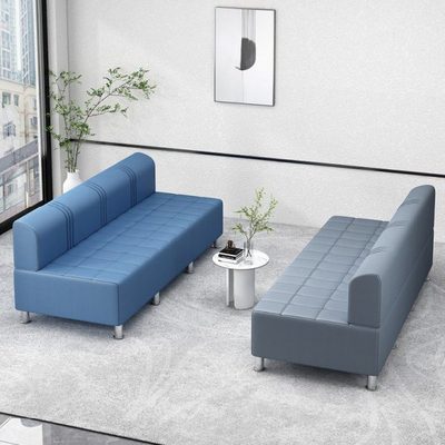 A18美发店休息区沙发理发店沙发等候椅网红发廊客人等待长条