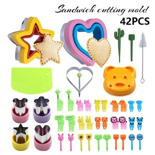 早餐三明治面包模具夹心包边吐司爱心切模器烘焙42件套卡通水果切