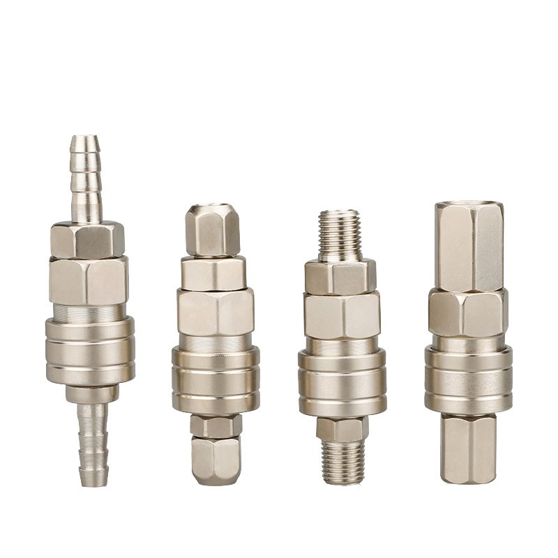 三插头风炮压缩空气管空压机气管接头配件出气口快速打气泵耐