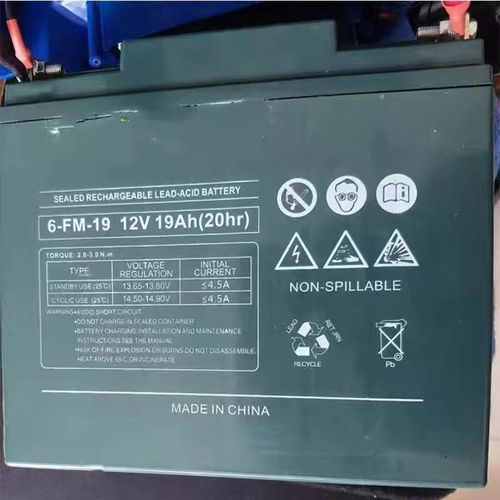 6-FM-19  12V19AH 20HR 应急启动电源监控 消防电梯免维护电瓶