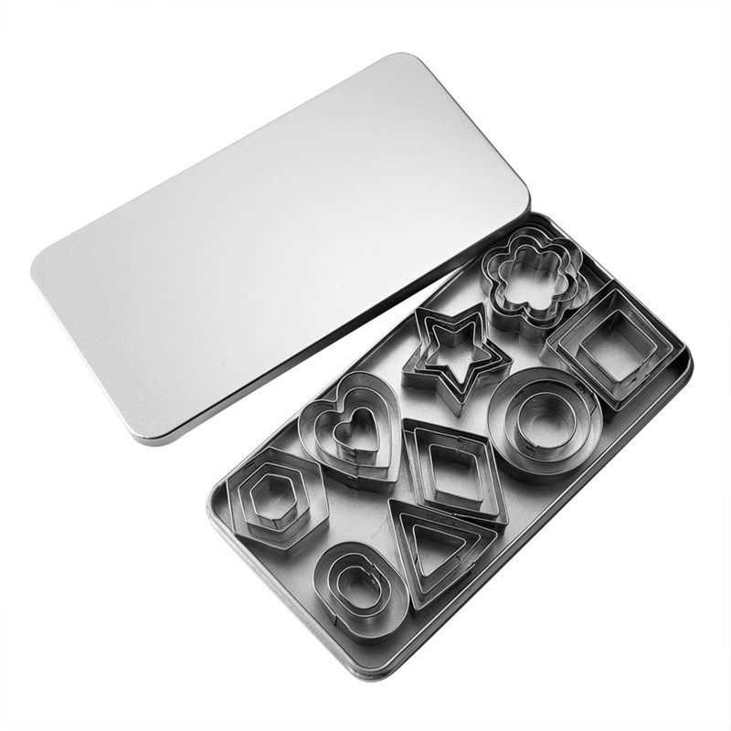现货供应30件套不锈钢饼干模具星形饼干切曲奇烘焙工具饼干模套装