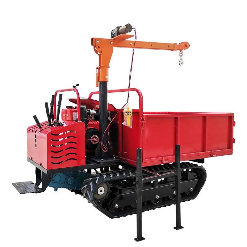 履带式爬山虎运输车柴油机器全地形自卸机果园运输工程家用农用机