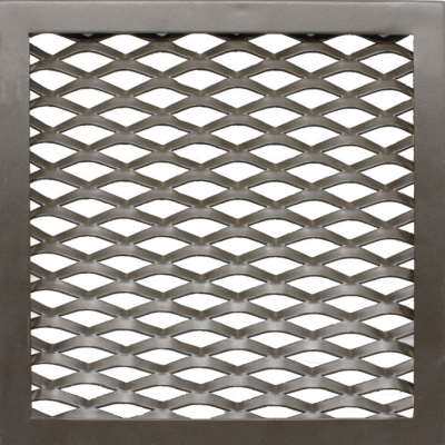 铝合金拉伸网板菱形网格吊顶铝网板冲拉网装饰铝单板金属幕墙定制