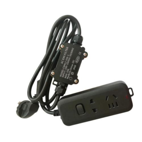 EMI抗干扰净化家用电源滤波器交流220音响插座插板插头排插电源线