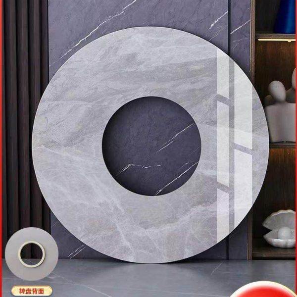 开孔岩板转盘火锅餐桌转盘定做中间挖空定制分体底座旋转涮肉烤肉,住宅家具,桌面/转盘,淘宝优惠券,粉丝福利购,淘宝优惠卷