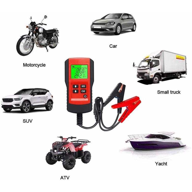 蓄电池检测仪 多j功能12V电池容量测试仪内阻汽车电动车电瓶检测