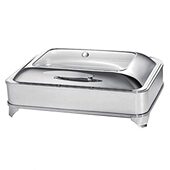 西餐设备 1方形玻璃盖自助餐炉 电加热布菲炉 透明自助餐保温台