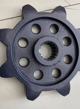 雷沃RG50/60/70/80收割机配件通用型履带机驱动轮8齿 9齿驱动轮