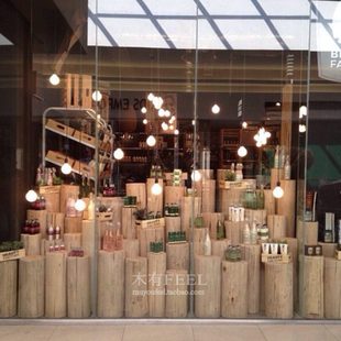 原木头定制漂流木条定做树枝实木片装 饰做旧木板复古创意木有feel