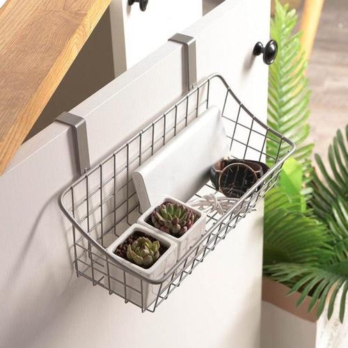 学生不锈钢阳台置物篮子收纳篮挂篮浴室沥水收纳筐挂钩厨房置物架