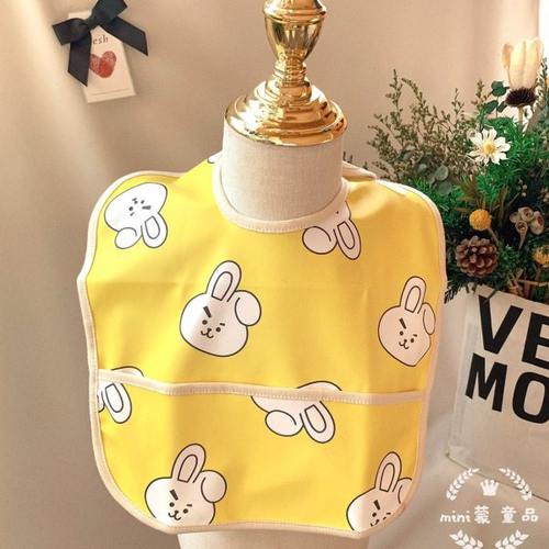 ins韩版婴儿食饭兜防水立体免洗围兜宝宝饭兜防脏儿童罩衣饭兜