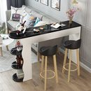 岩板吧台桌家用客厅玄关大理石小吧台阳台隔断简约长条桌高脚桌子