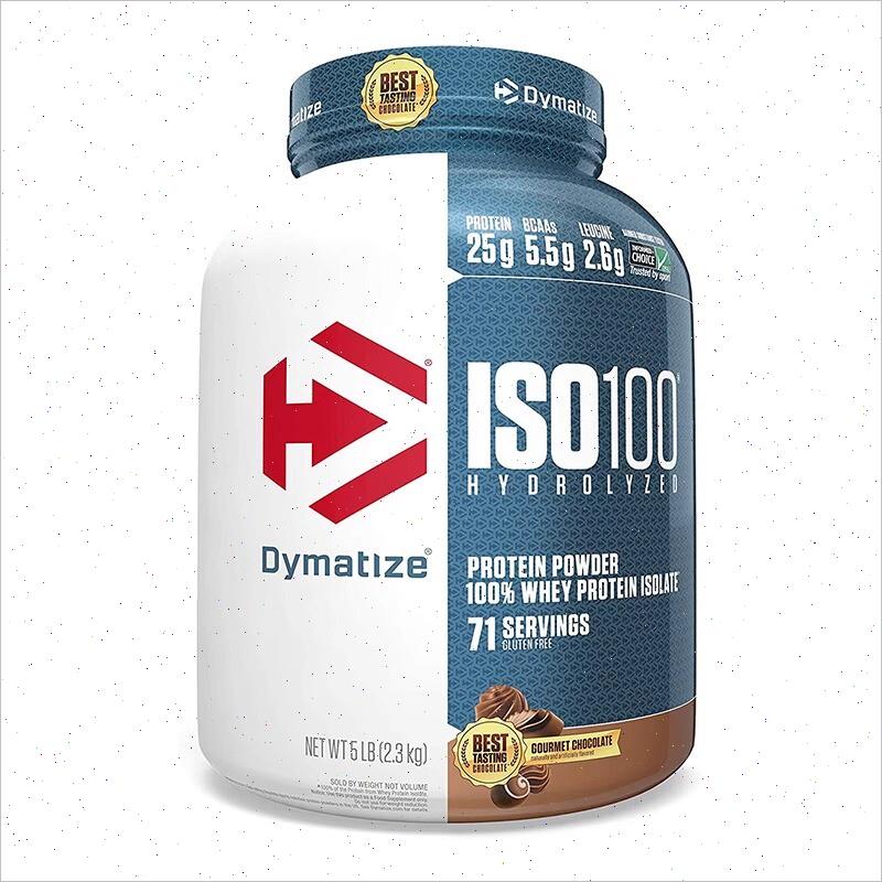 Dymatize狄马泰斯ISO100水解分离乳清蛋白粉5磅健身运动训练增X